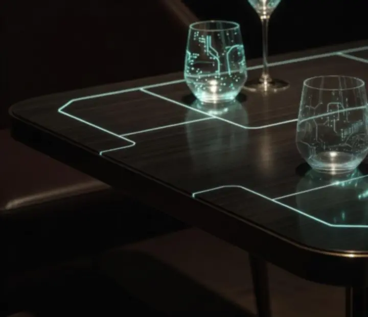 Neon-lit cyberpunk detail highlighting NAXSOL ENTERPRISES LTD game-style tables